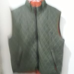 GAP Orange and green reversible vest